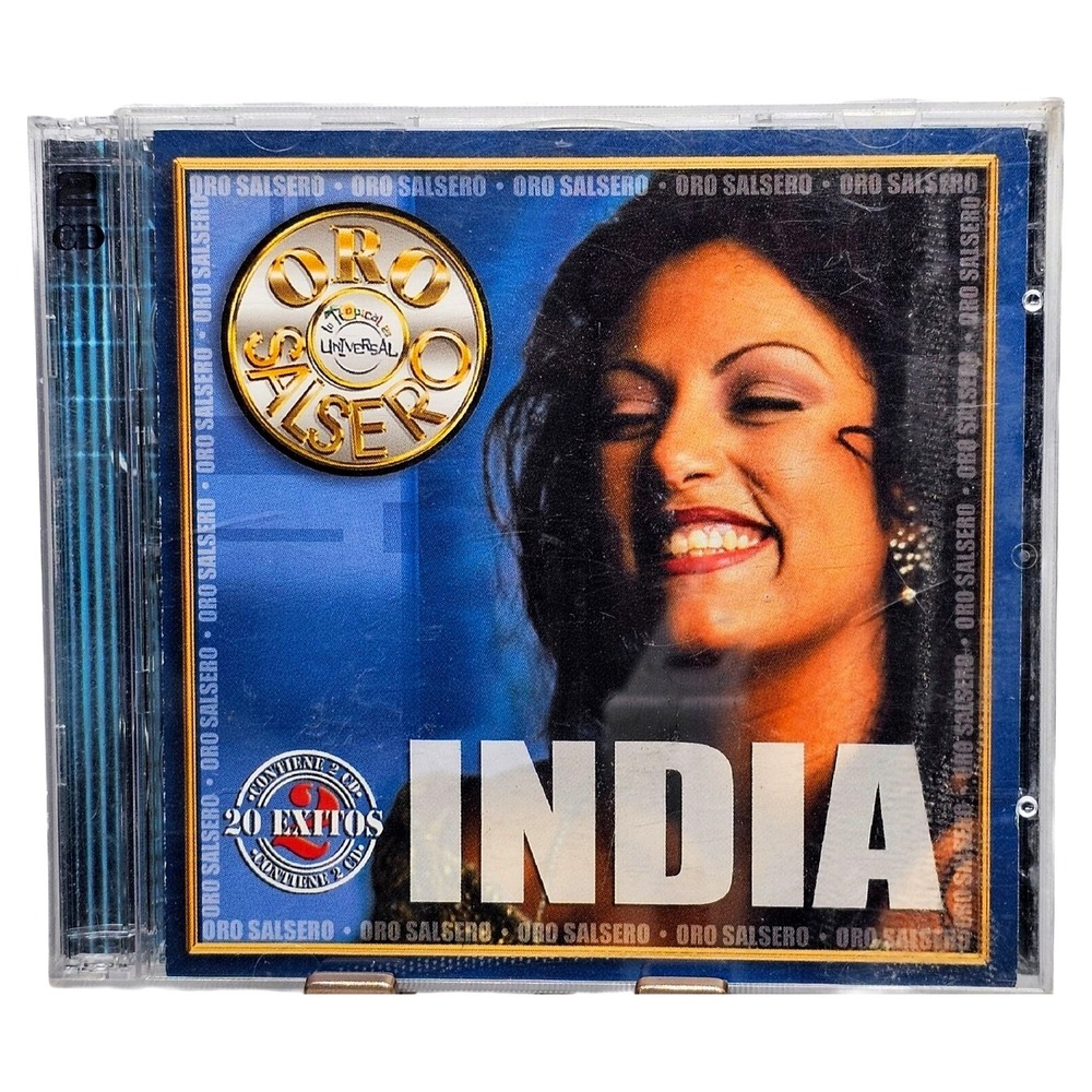 India Oro Salsero 20‎ Exitos 2 CD Set Tropical Latin Salsa Universal Music EUC